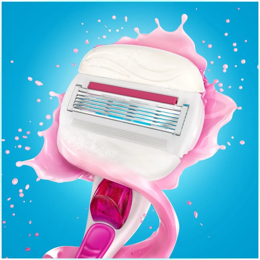 Gillette Venus Sugarberry Scheermes - 5 Bladen - Wit/Paars