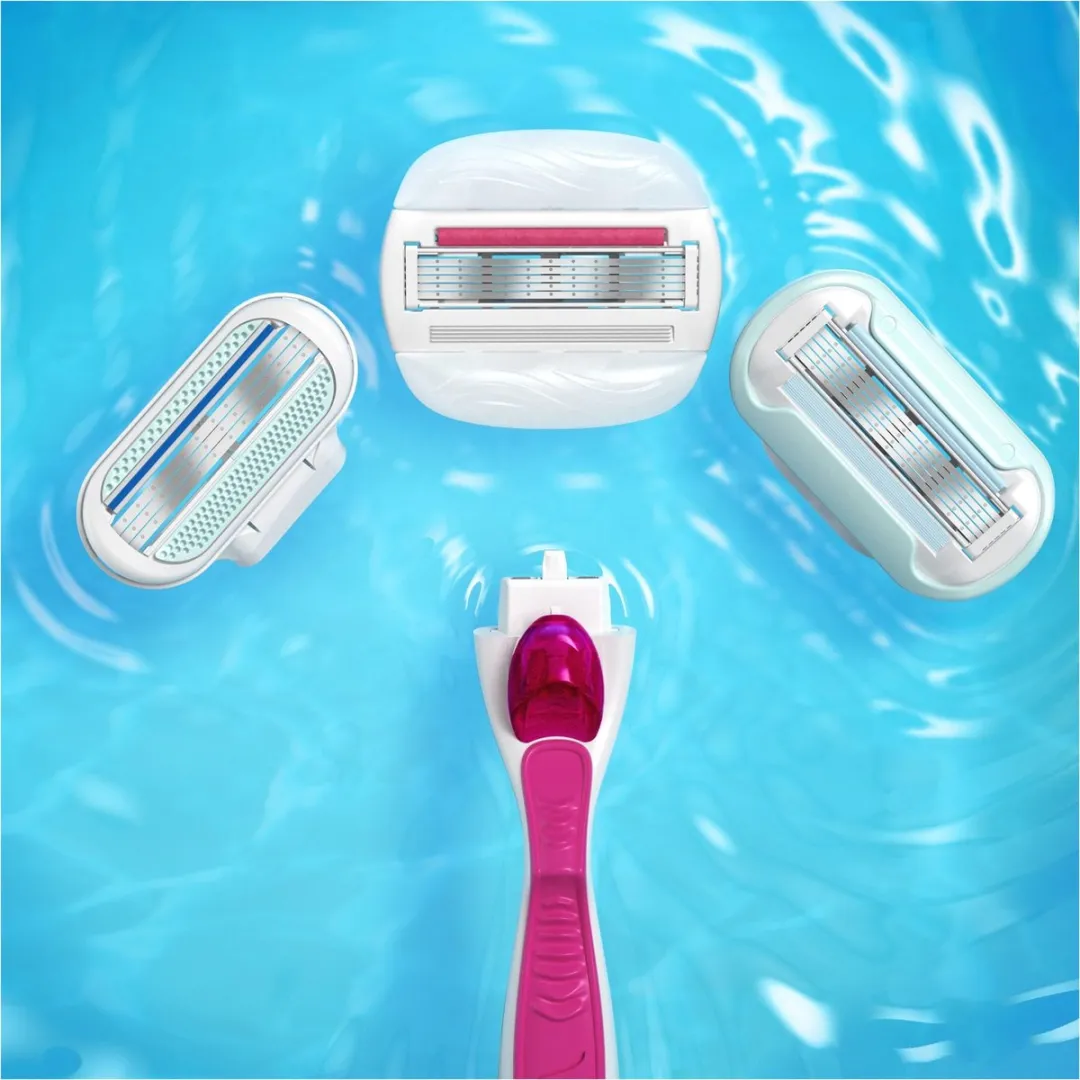 Gillette Venus Sugarberry Scheermes - 5 Bladen - Wit/Paars