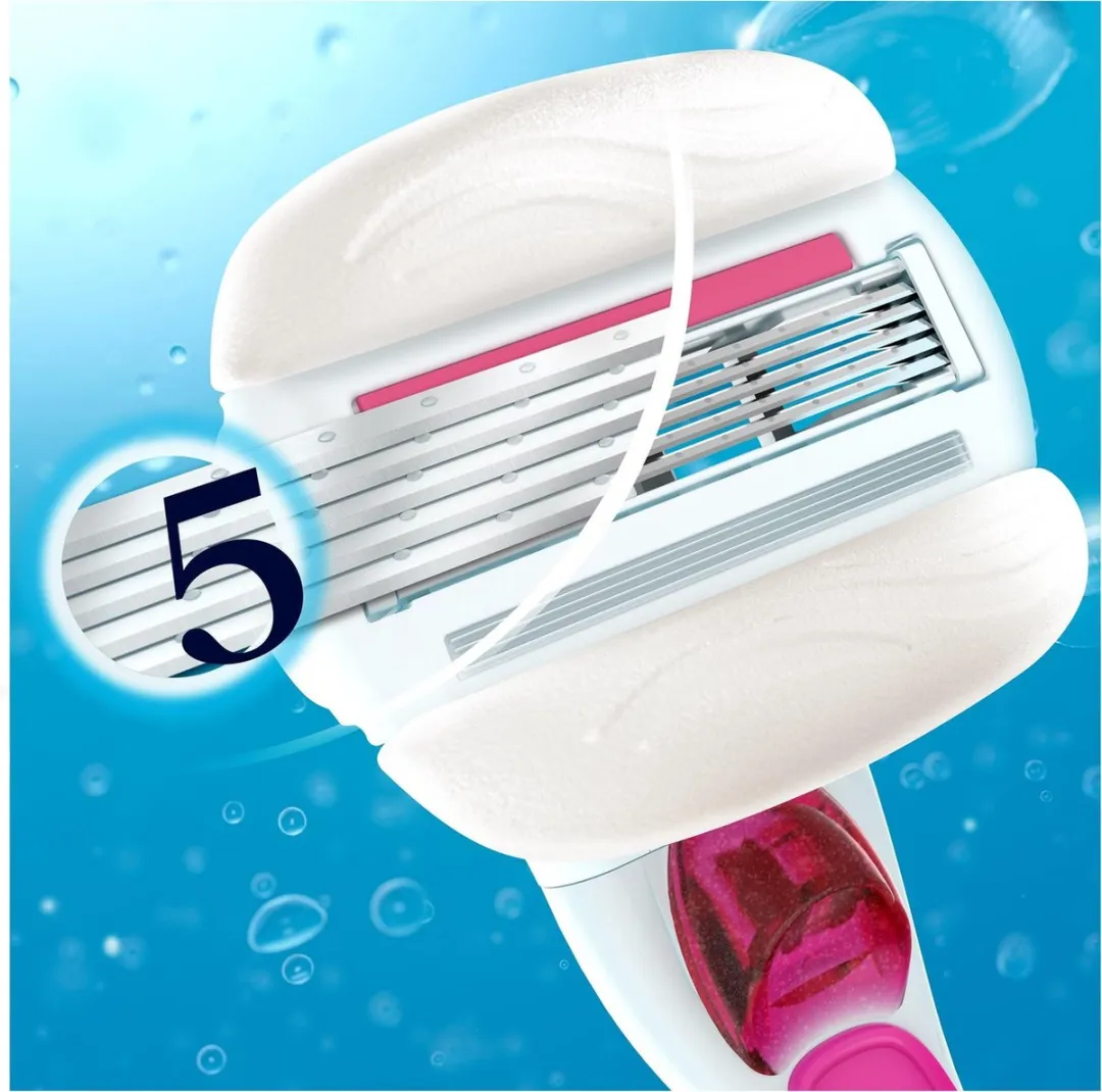 Gillette Venus Sugarberry Scheermes - 5 Bladen - Wit/Paars