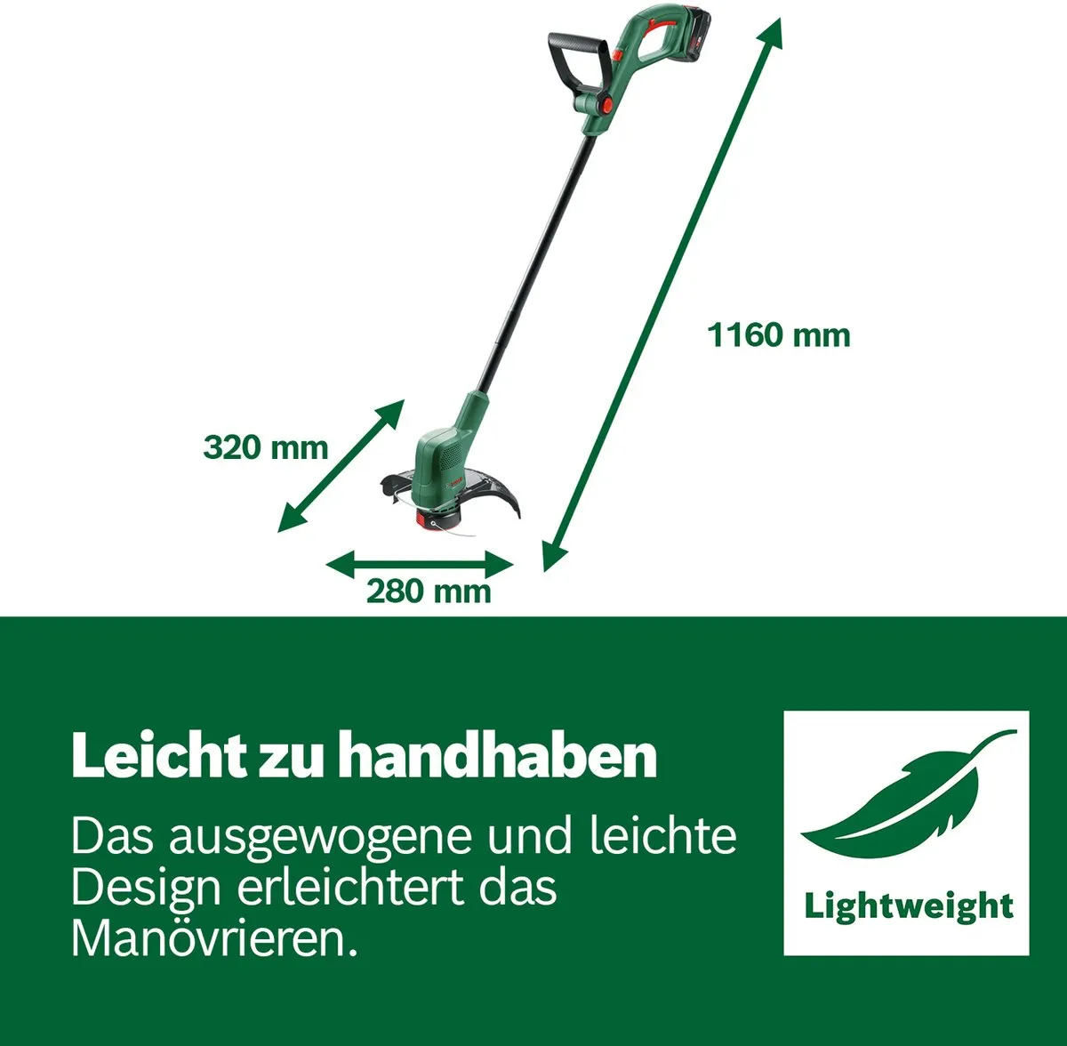 Bosch EasyGrassCut 18V-26 Grastrimmer - afbeelding 6 van 6