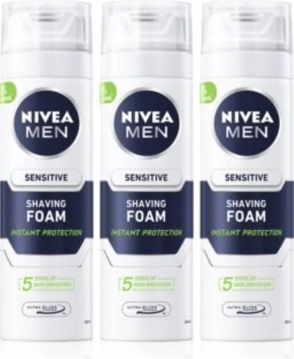 NIVEA Men Sensitive Scheerschuim 0% Alcohol