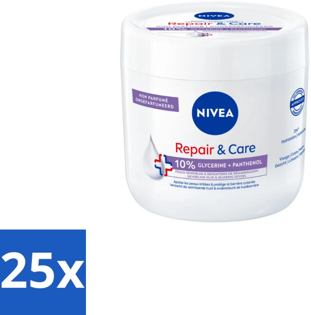 NIVEA Bodycrème Herstel & Verzorging Gevoelig 400ml