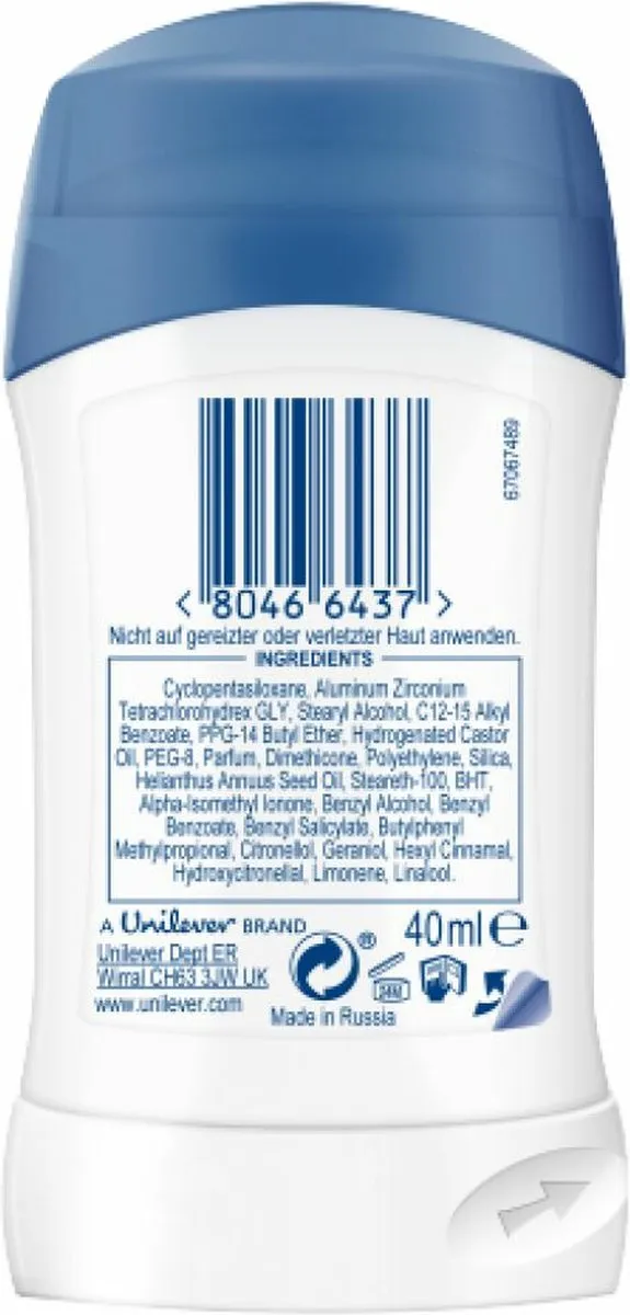 Dove Women Original Deodorant Stick - 6x40ml