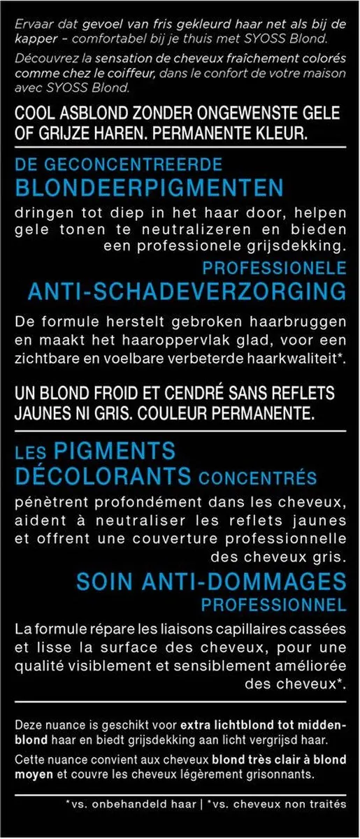 Syoss Haarverf 10_55 Ultra Platinablond - 345ml