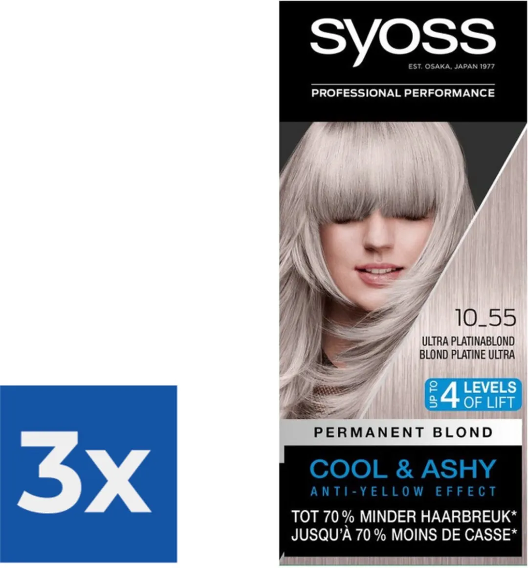 Syoss Haarverf 10_55 Ultra Platinablond