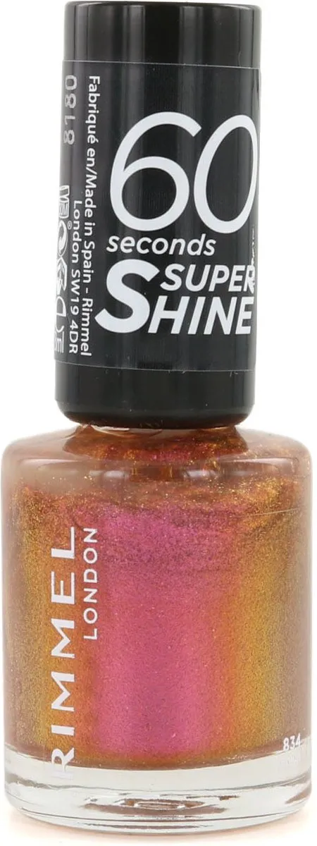 Rimmel London 60 Seconds Super Shine Nagellak 834 Roze