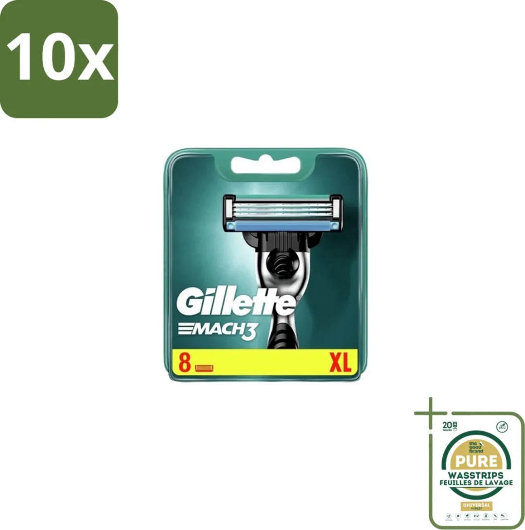 Gillette Mach3 Scheermesjes 8 Stuks