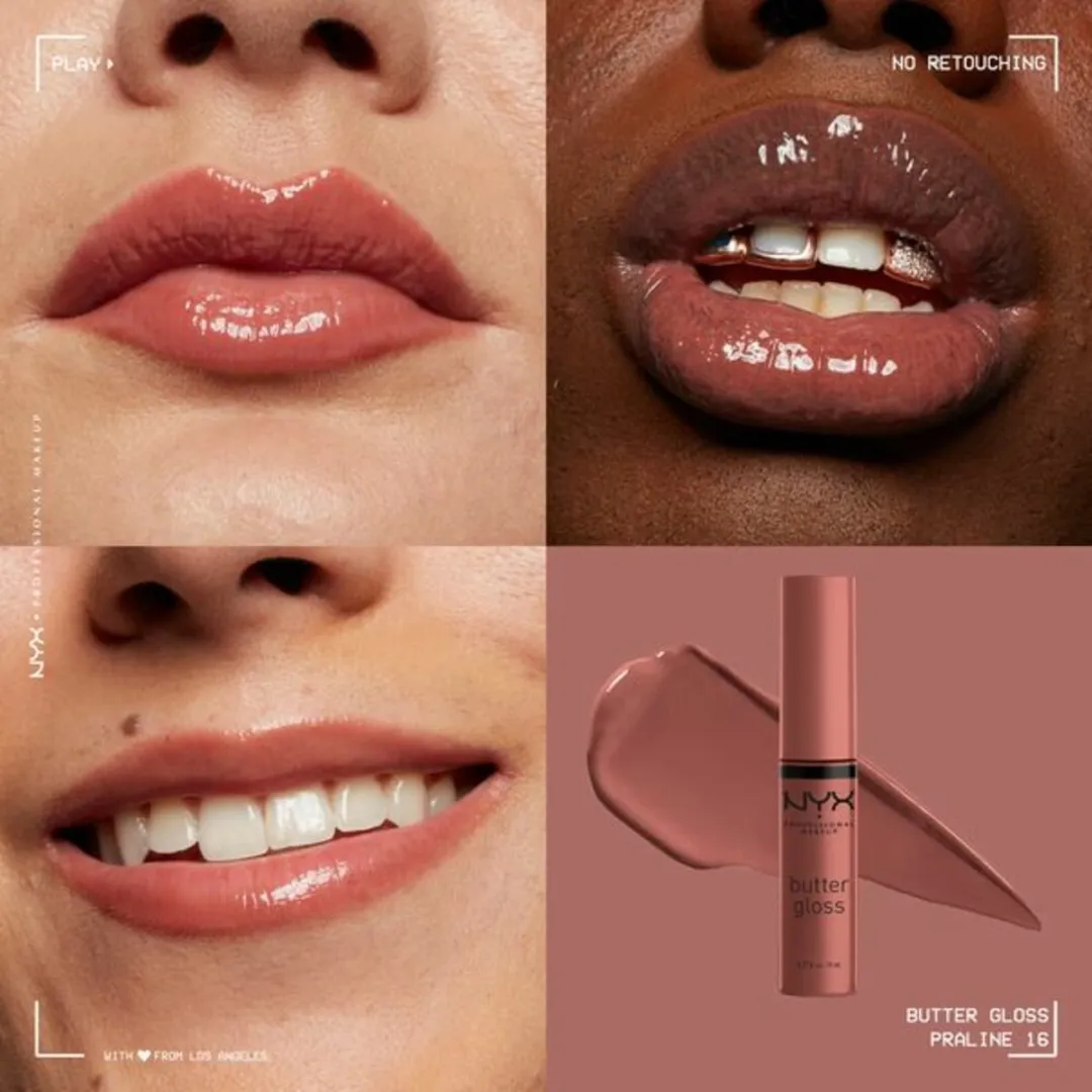 NYX Butter Lip Gloss Praline - 6ml