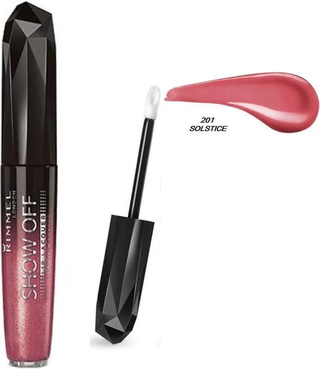Rimmel London Show Off Lip Lacquer 201 Solstice