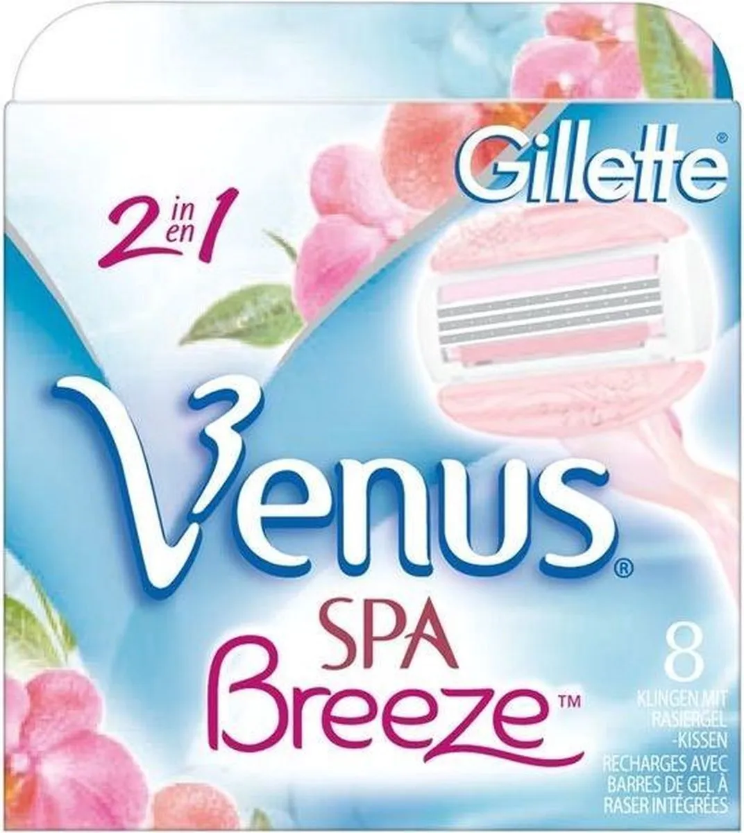 Gillette Venus Comfortglide Spa Breeze Scheermesjes 3-delig - 24 Stuks