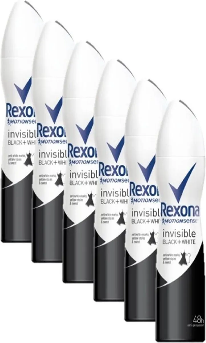 Rexona Invisible Black & White Diamond XL Deodorant Spray