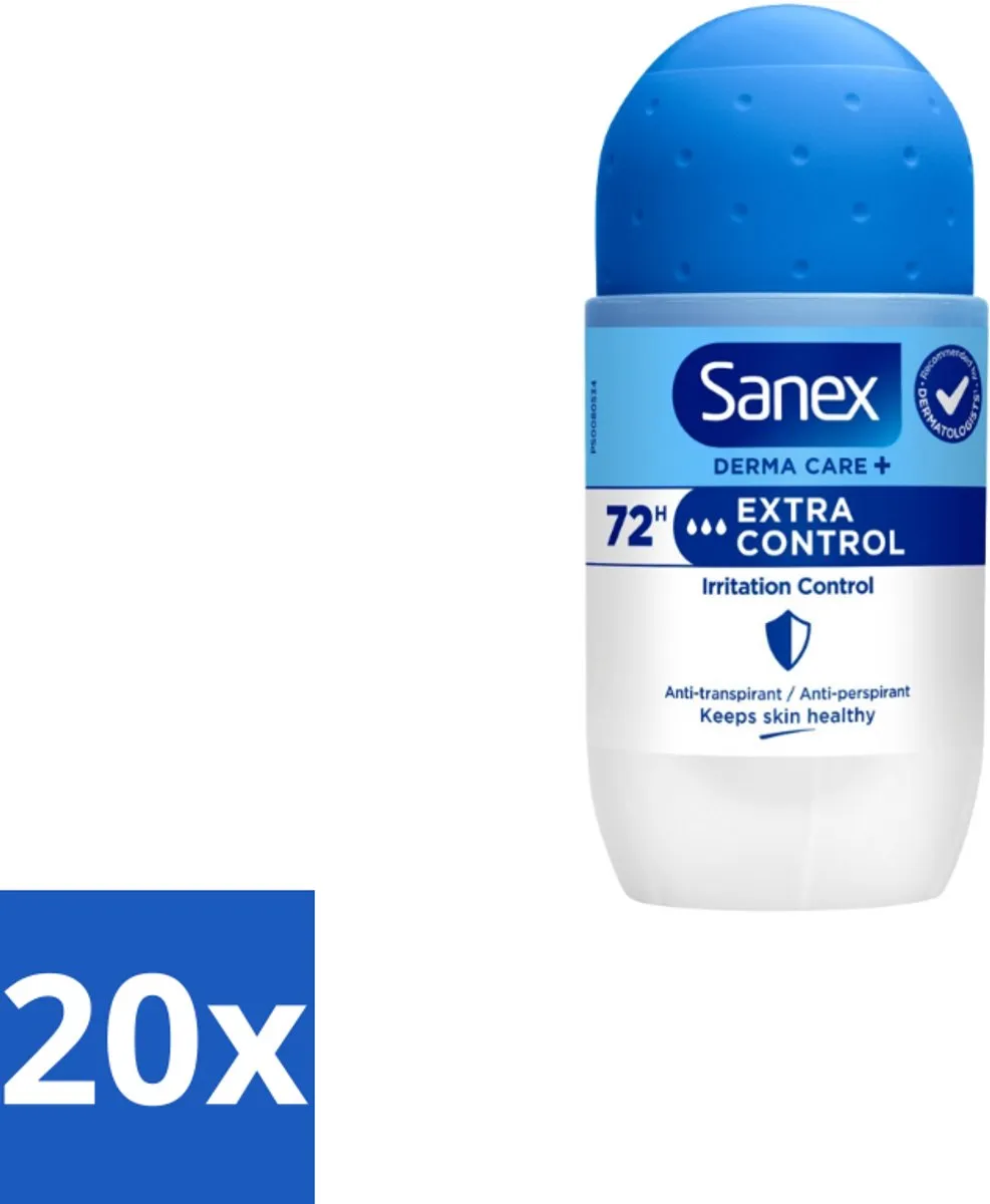 Sanex Deodorant Roller Dermo Extra Control 53ml