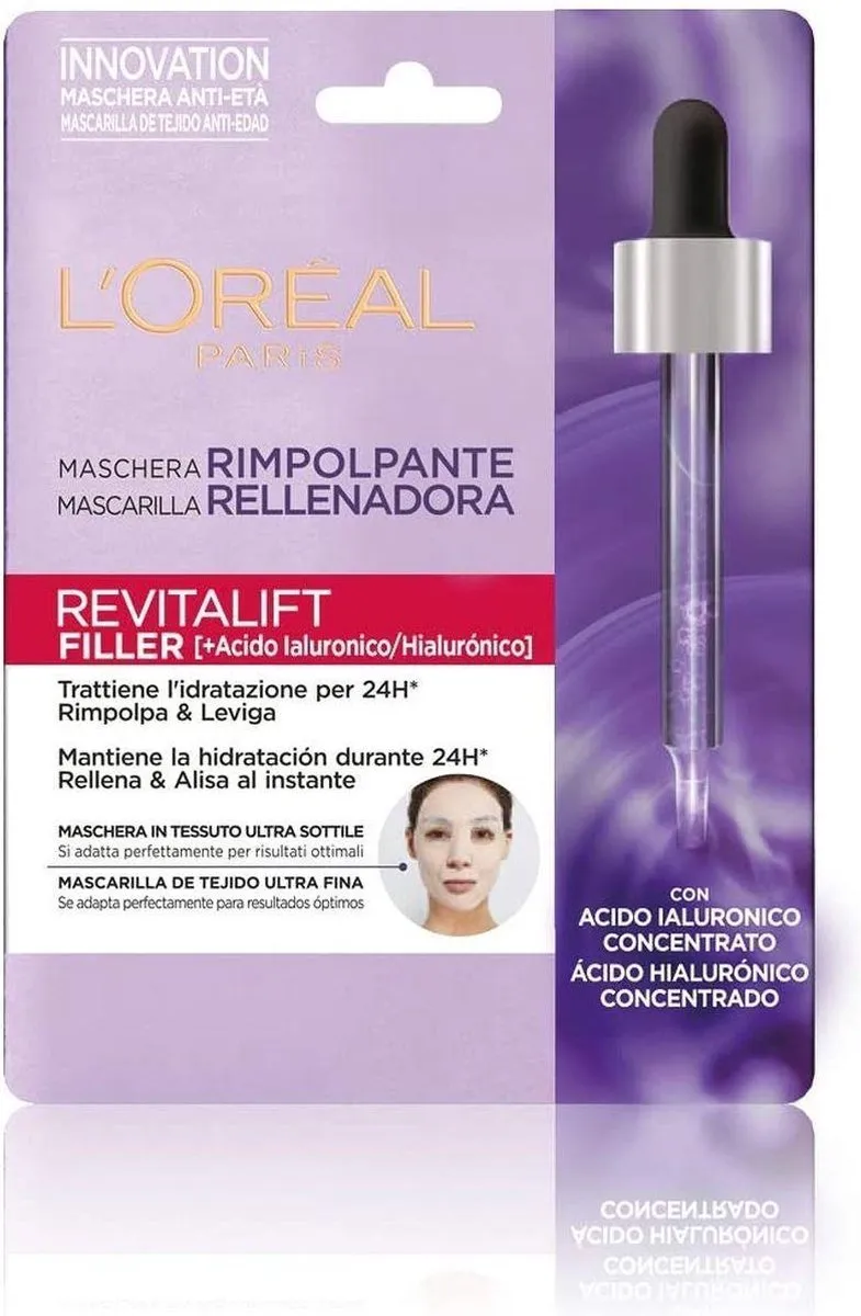 L'Oréal Paris Revitalift Filler Gezichtsmasker 30g - afbeelding 6 van 6