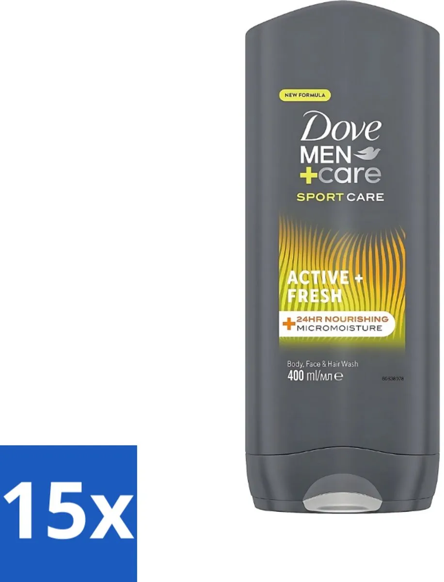 Dove Men+ Care Active Fresh Douchegel 400ml