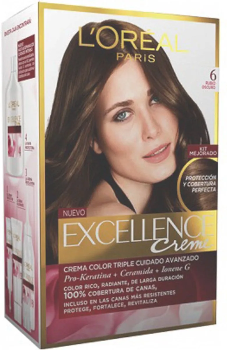 L'Oréal Paris Excellence Donkerblond Nº6 Permanente Kleur 192ml
