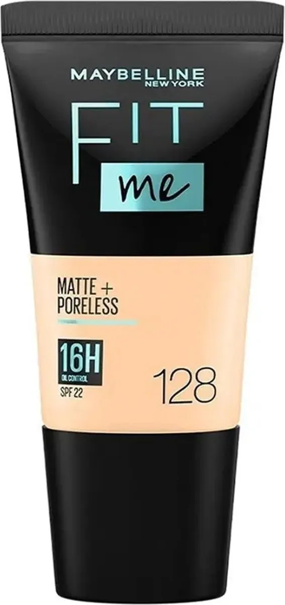 Maybelline Fit Me Foundation Matte + Poreless 128