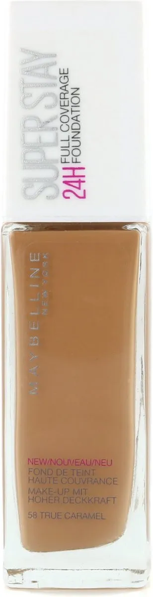 Maybelline SuperStay 24H Foundation 58 True Caramel