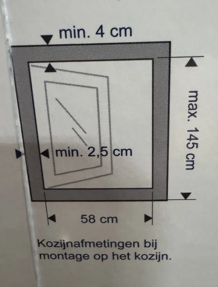 Bruynzeel S500 Rolhor 63x150cm - Wit - afbeelding 4 van 6