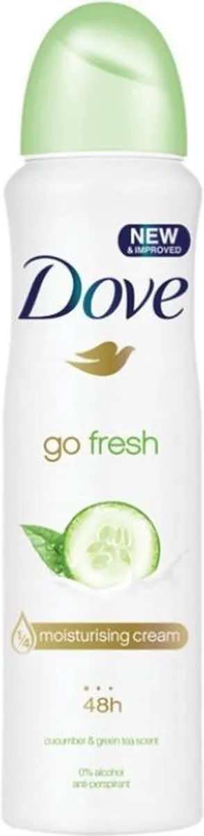 Dove Go Fresh Komkommer Deo Spray - 6x250ml - afbeelding 6 van 6