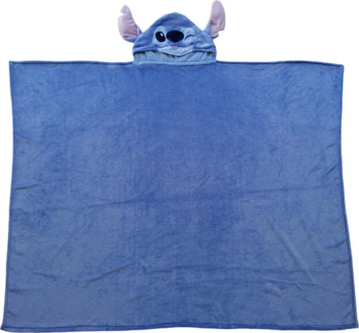 Disney Lilo & Stitch Fleece Deken met Kap 120x150cm - Blauw - afbeelding 3 van 3
