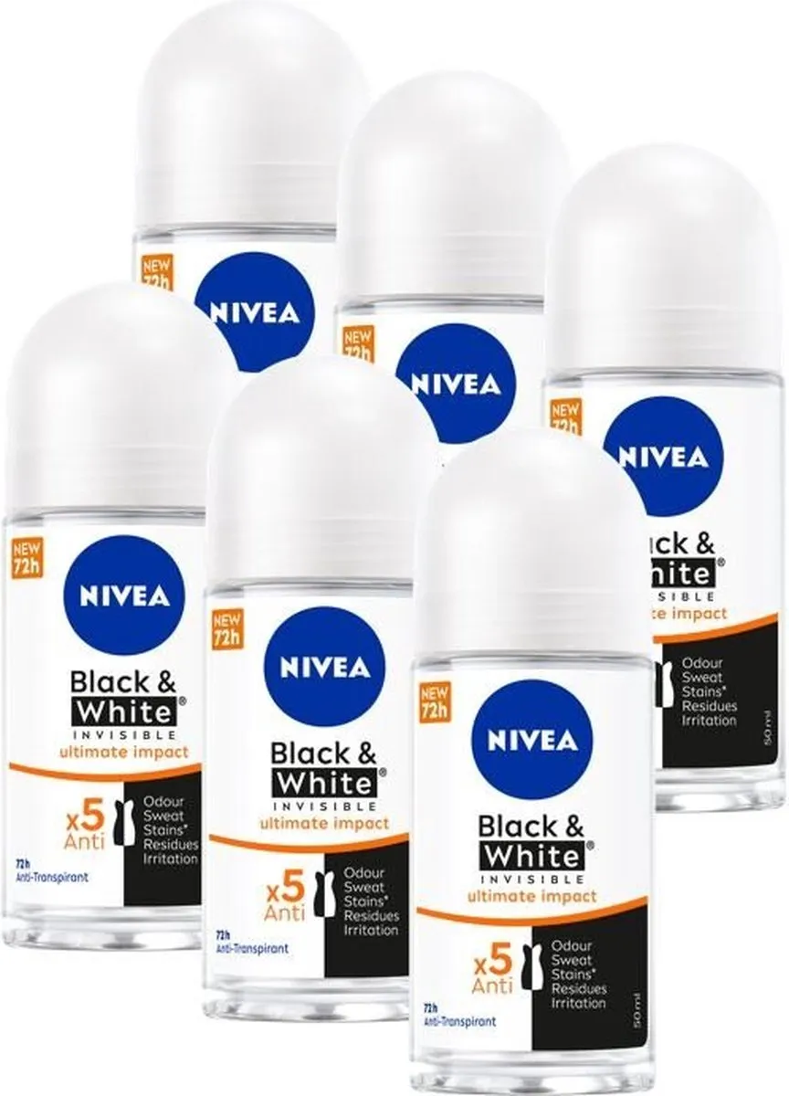 NIVEA Black & White Ultimate Impact Deo Roller