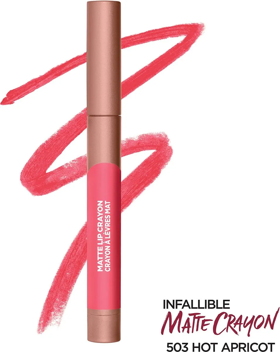 L'Oréal Paris Matte Lip Crayon 503 Hot Apricot