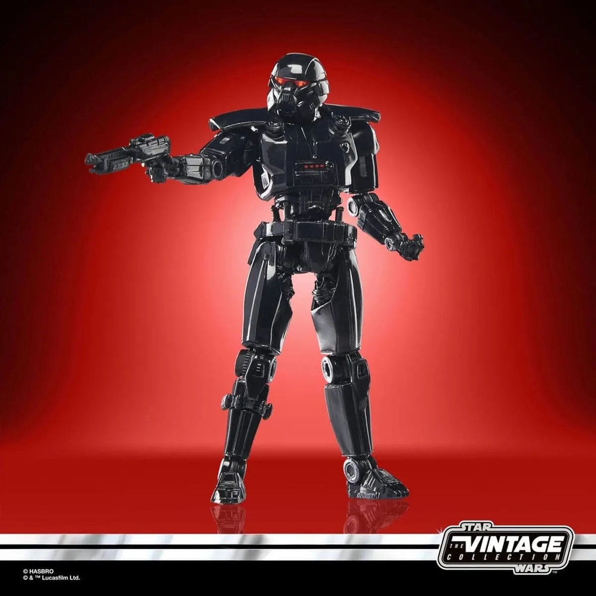 Hasbro Star Wars The Mandalorian Vintage Collection Dark Trooper - 10cm - Multi - afbeelding 6 van 6