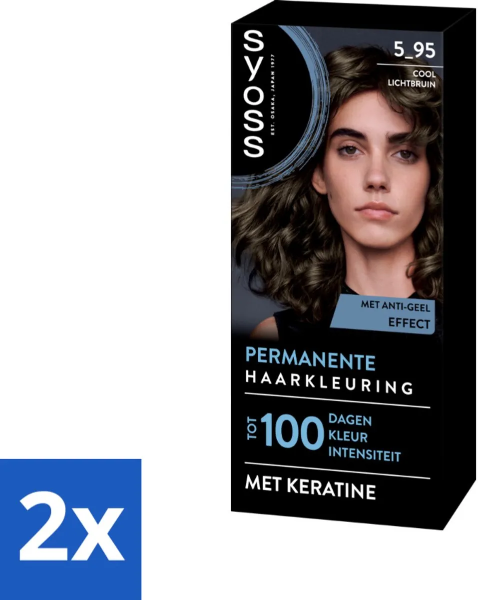 SYOSS Permanent Haarkleuring 5-95 Cool Lichtbruin