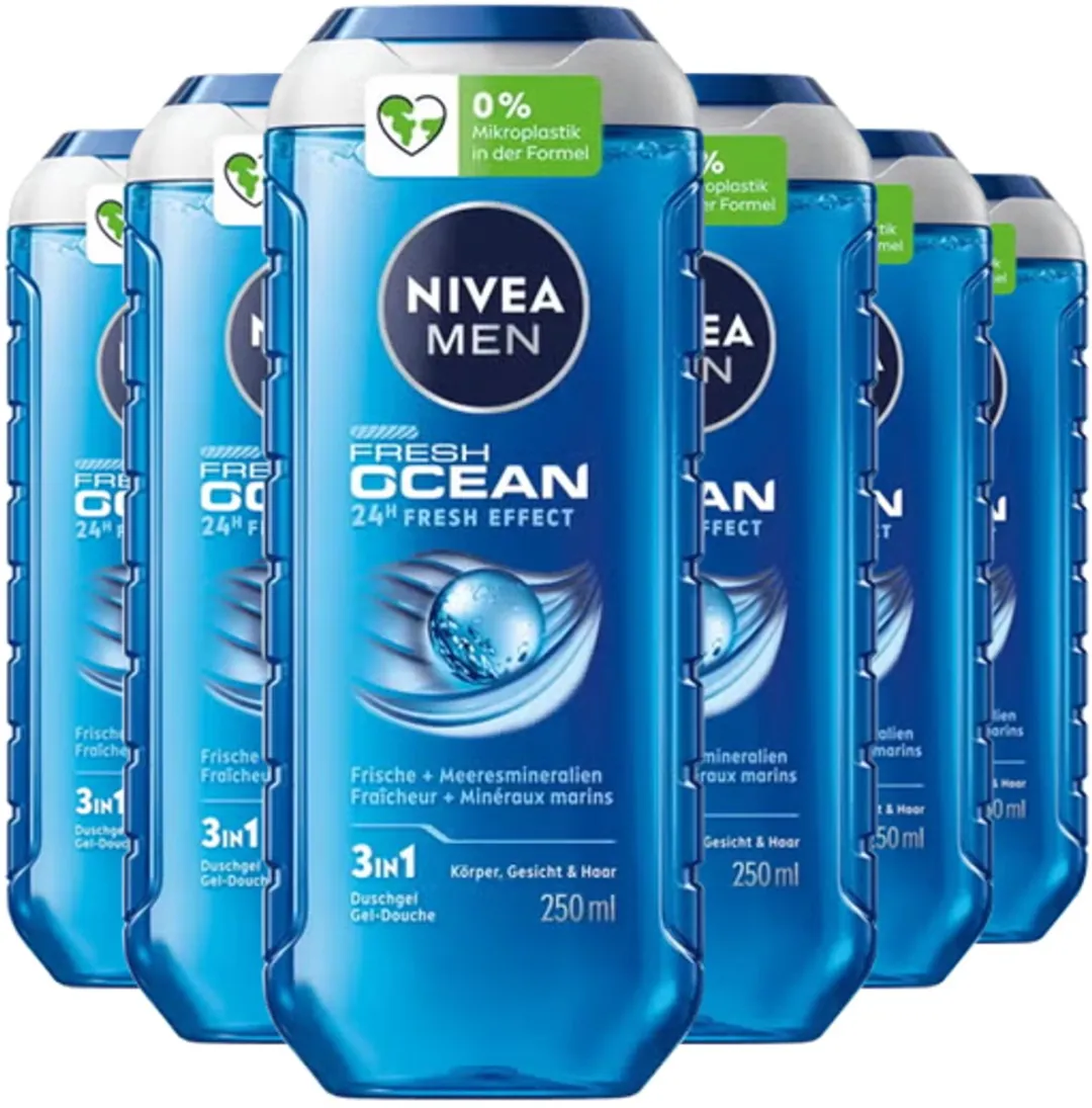 NIVEA MEN Fresh Ocean Douchegel 3-in-1