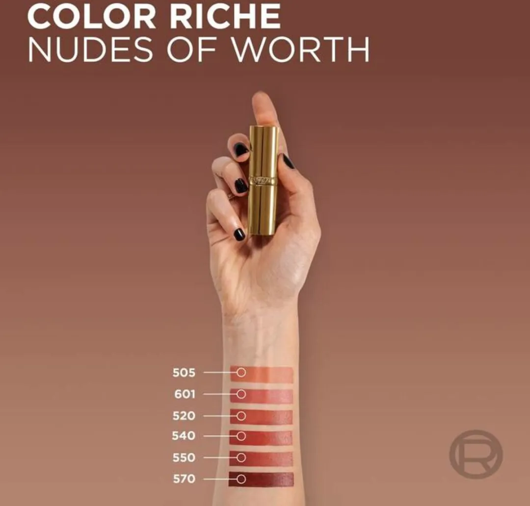 L'Oréal Paris Color Riche Satin Nude Lippenstift 601 - 3 Stuks