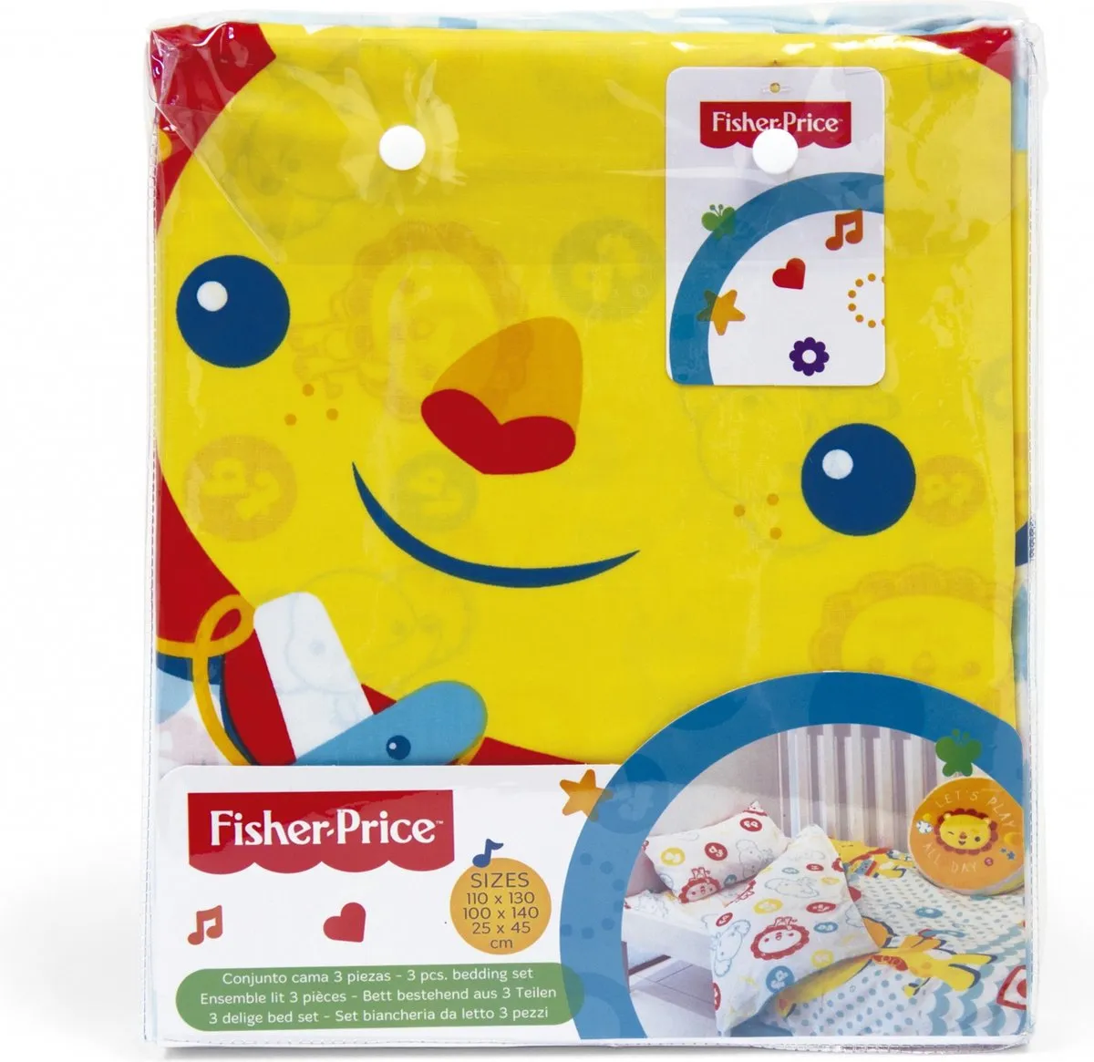 Fisher Price Junior Beddengoed 3-delig - Multicolor