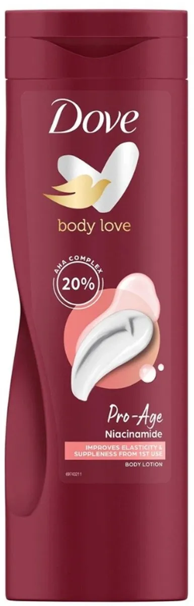 Dove Body Love Pro Age Bodylotion 2400ml - 6 Stuks