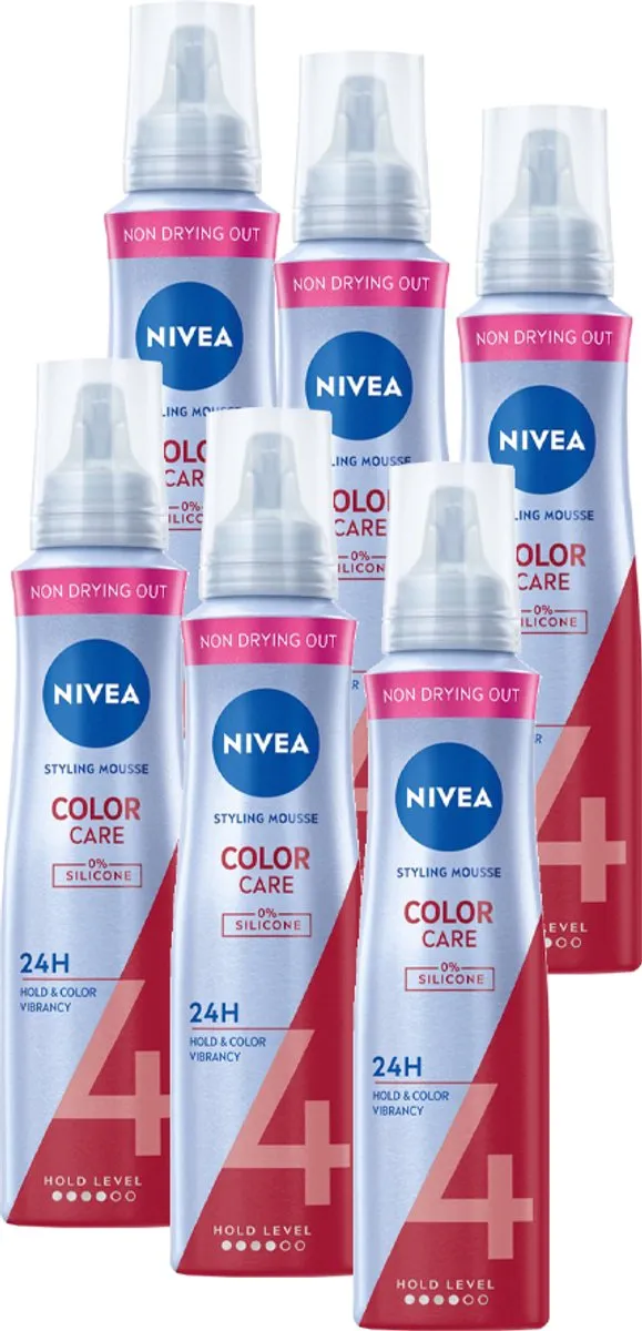 NIVEA Color Care & Protect Styling Mousse 6x150ml