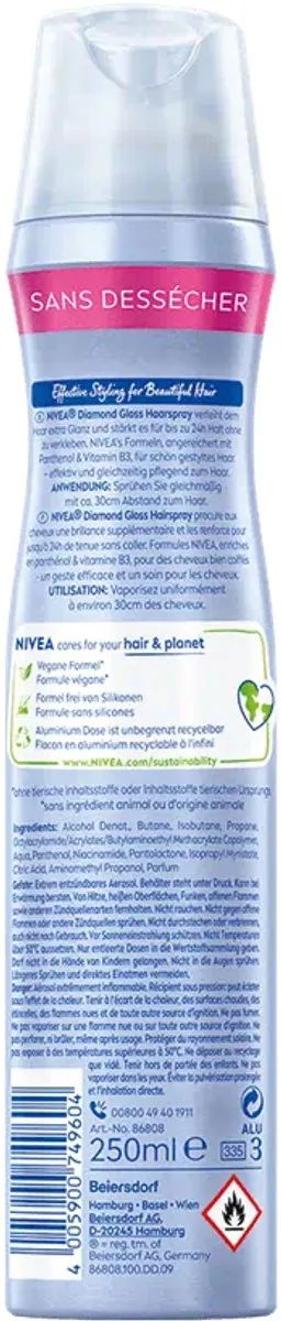 NIVEA Diamond Gloss Haarspray 250ml