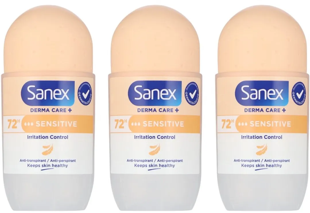 Sanex Derma Care+ Sensitive Anti-Transpirant Roll-On 53ml