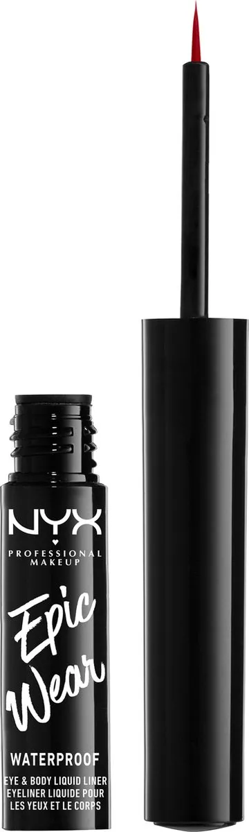 NYX Epic Wear Liquid Eyeliner Rood - 3.5ml