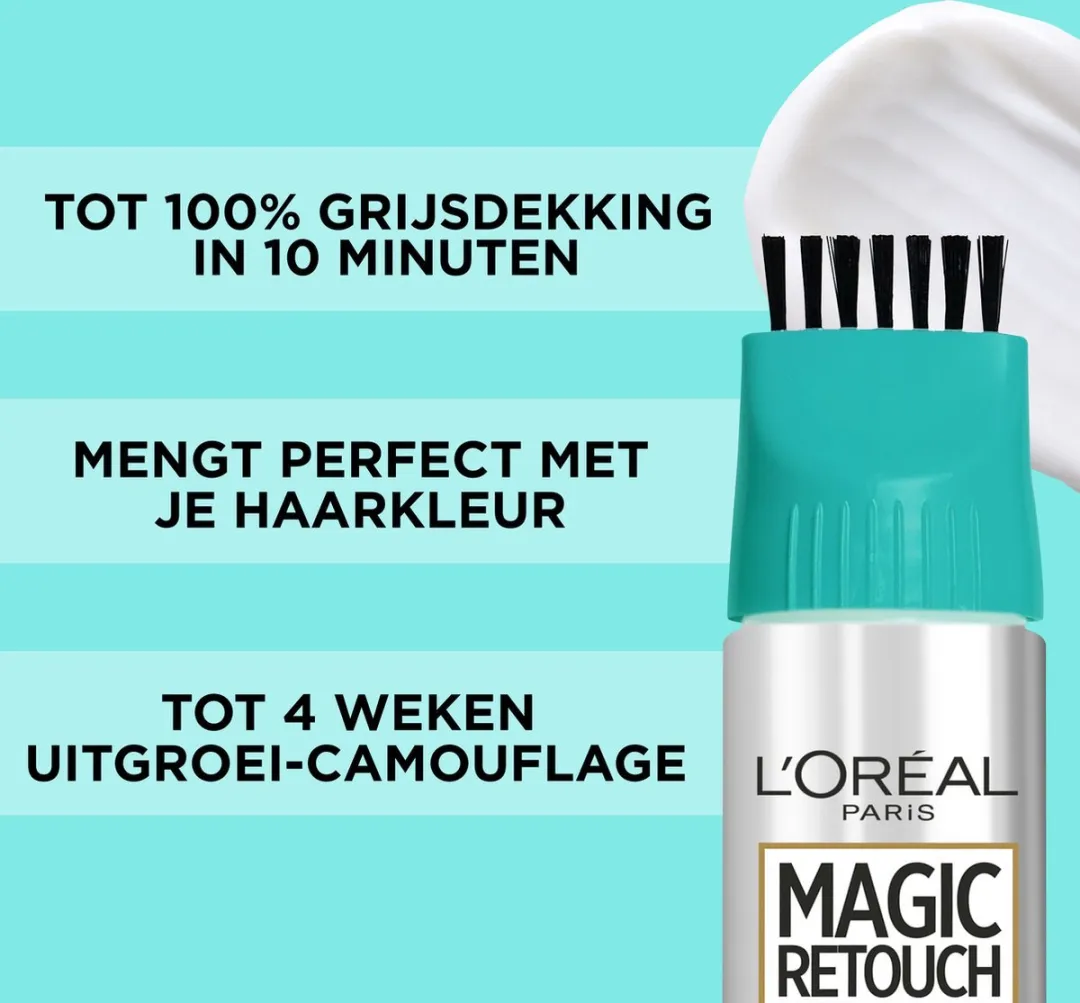 L'Oréal Paris Magic Retouch Permanent 3 Donkerbruin - 6x100g - afbeelding 6 van 6
