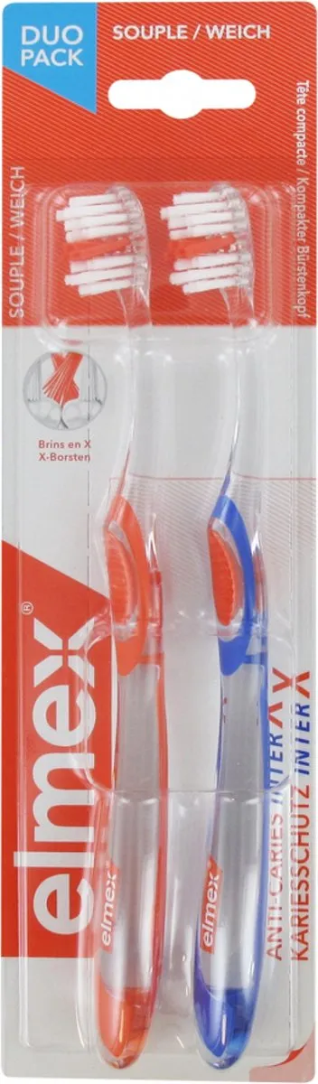Elmex Anti-Caries InterX Zachte Tandenborstel