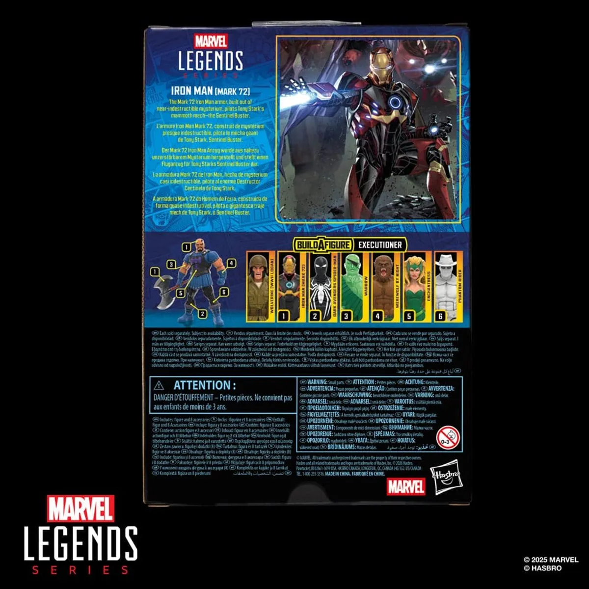 Hasbro Marvel Legends Iron Man Mark 72 Action Figure - 15cm - Multi - afbeelding 6 van 6