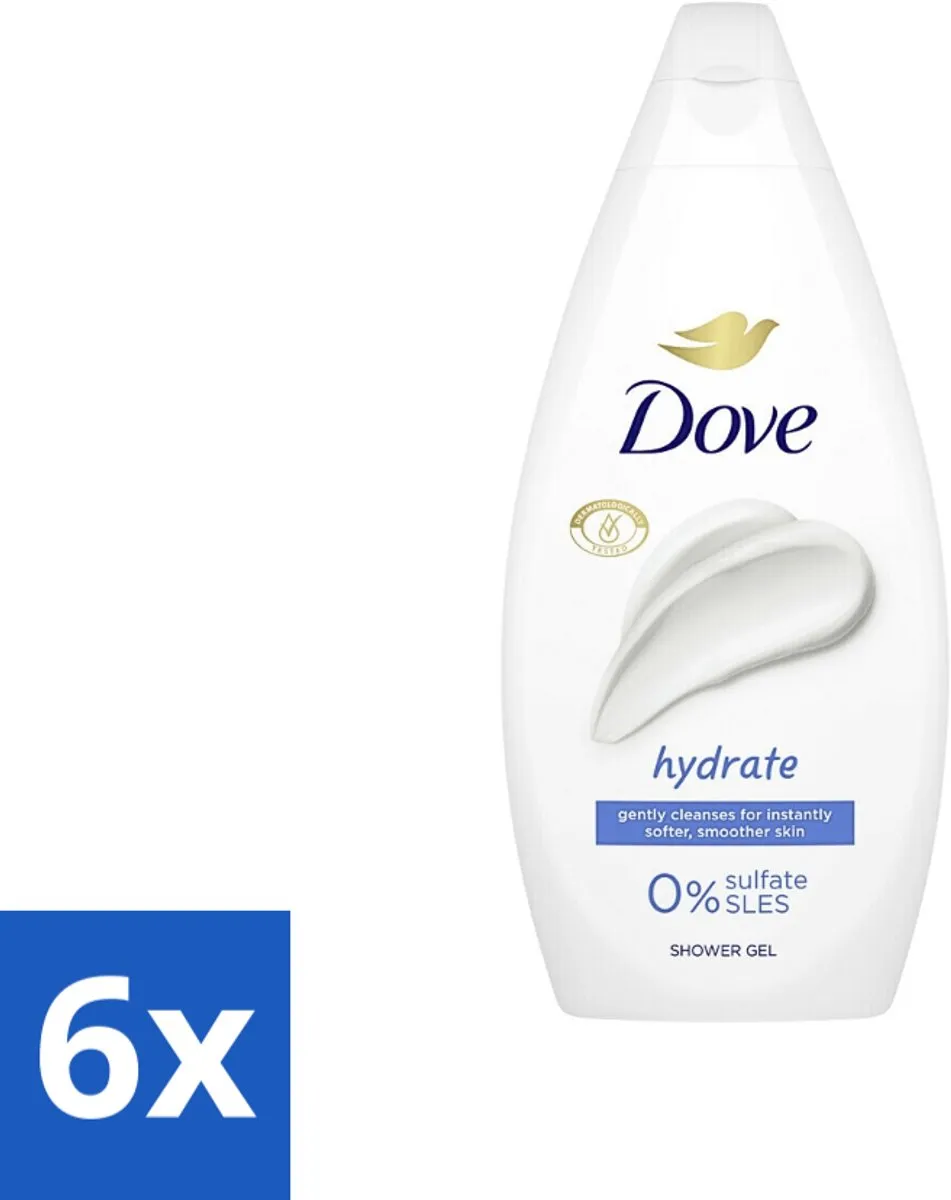 Dove Hydrate Douchegel Sulfaatvrij 250ml