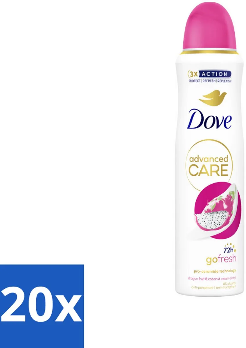 Dove Deodorant Spray Dragon Fruit & Coconut Cream 150ml