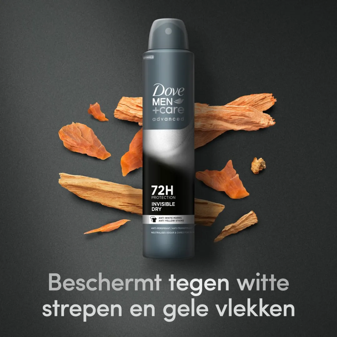 Dove Men+Care Advanced Anti-Transpirant Spray 200ml - 6 Stuks