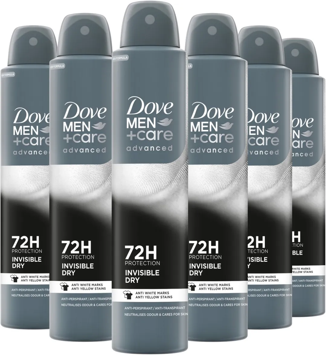 Dove Men+Care Advanced Anti-Transpirant Spray 200ml - 6 Stuks