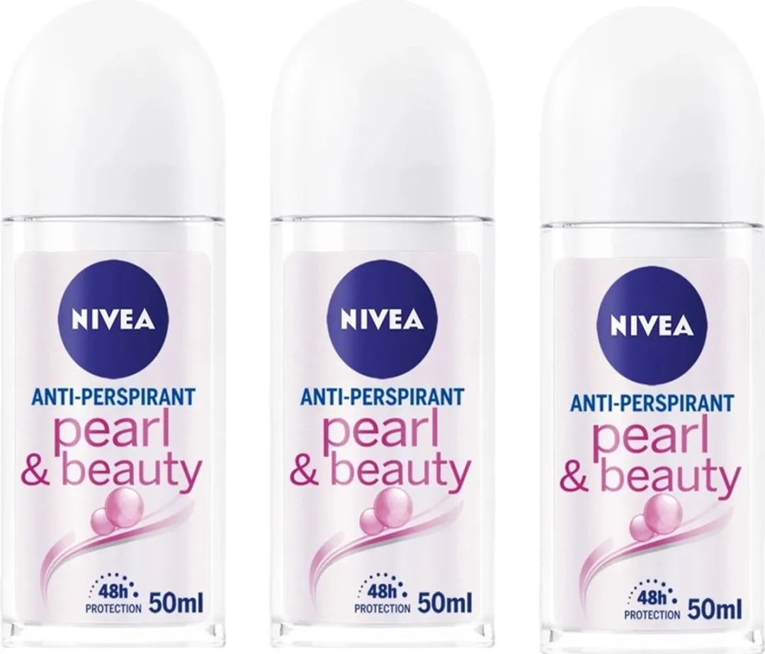 NIVEA Deo Roller Pearl & Beauty 3x50ml