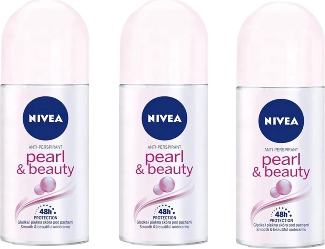 NIVEA Deo Roller Pearl & Beauty 3x50ml