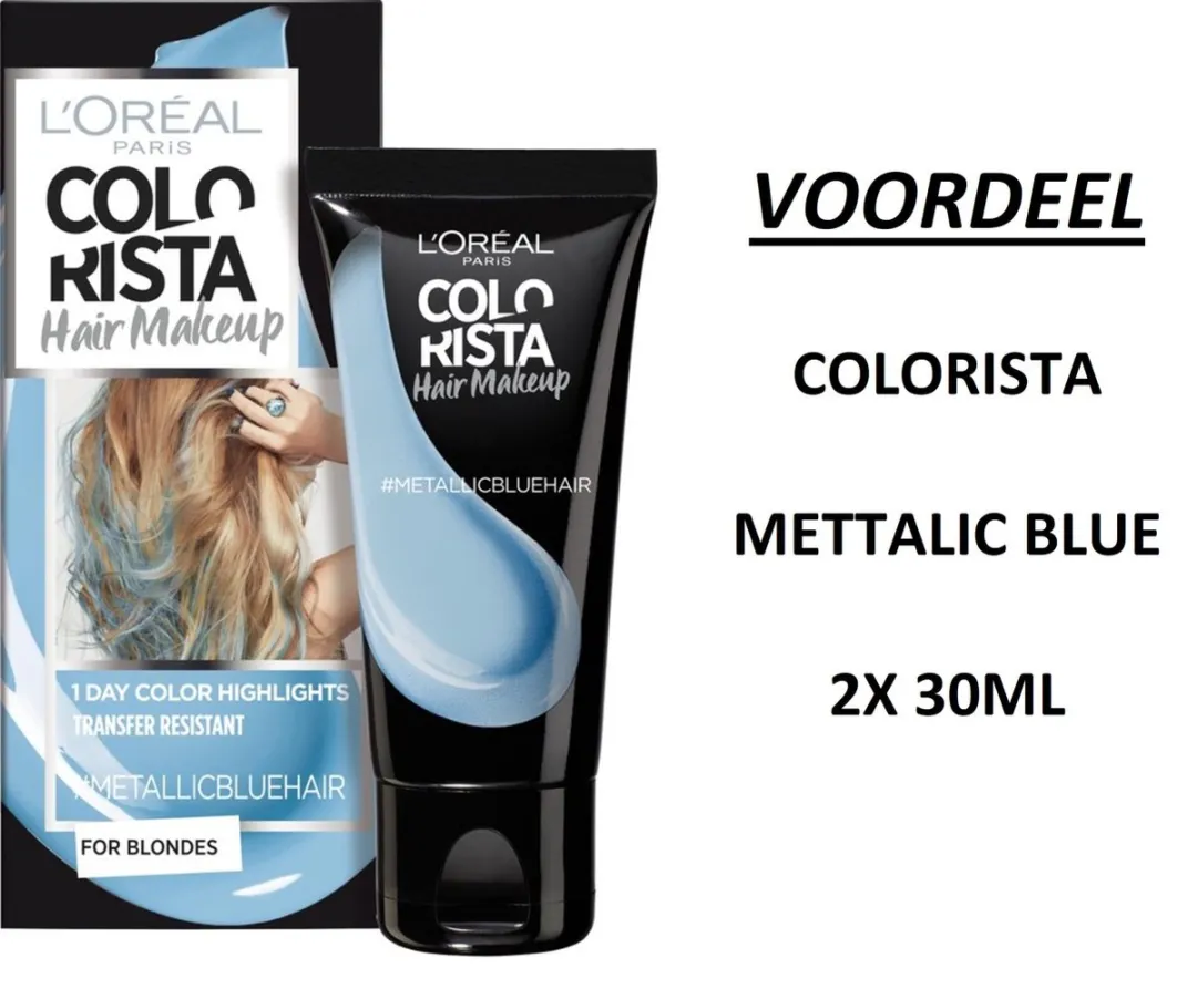 L'Oréal Paris Colorista Metallic Blauw Highlights 60ml