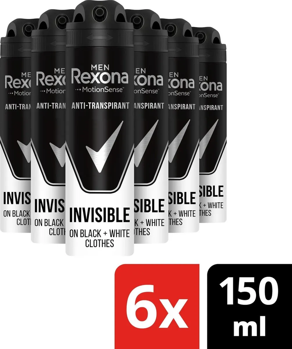 Rexona Invisible Black & White Deo