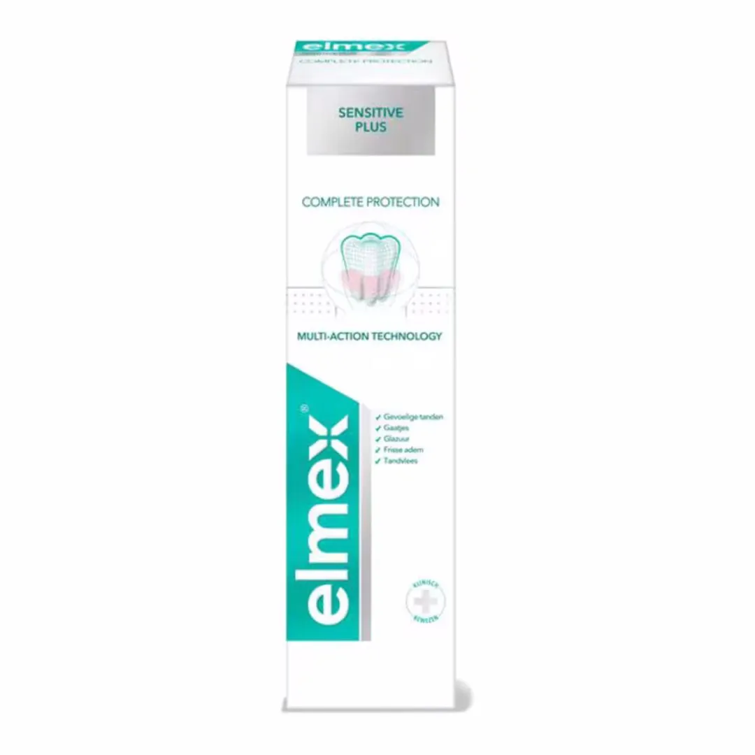 Elmex - Tandpasta - Sensitive Plus - Complete Care - 75 ml - Voordeelverpakking - 12 stuks