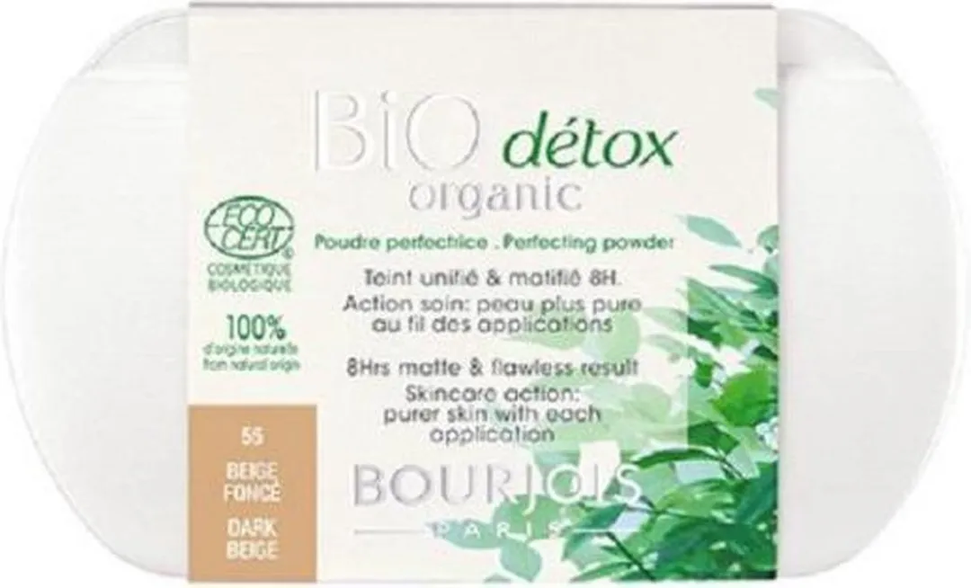 Bourjois Bio Détox Organic Perfecting Powder 55 Dark Beige