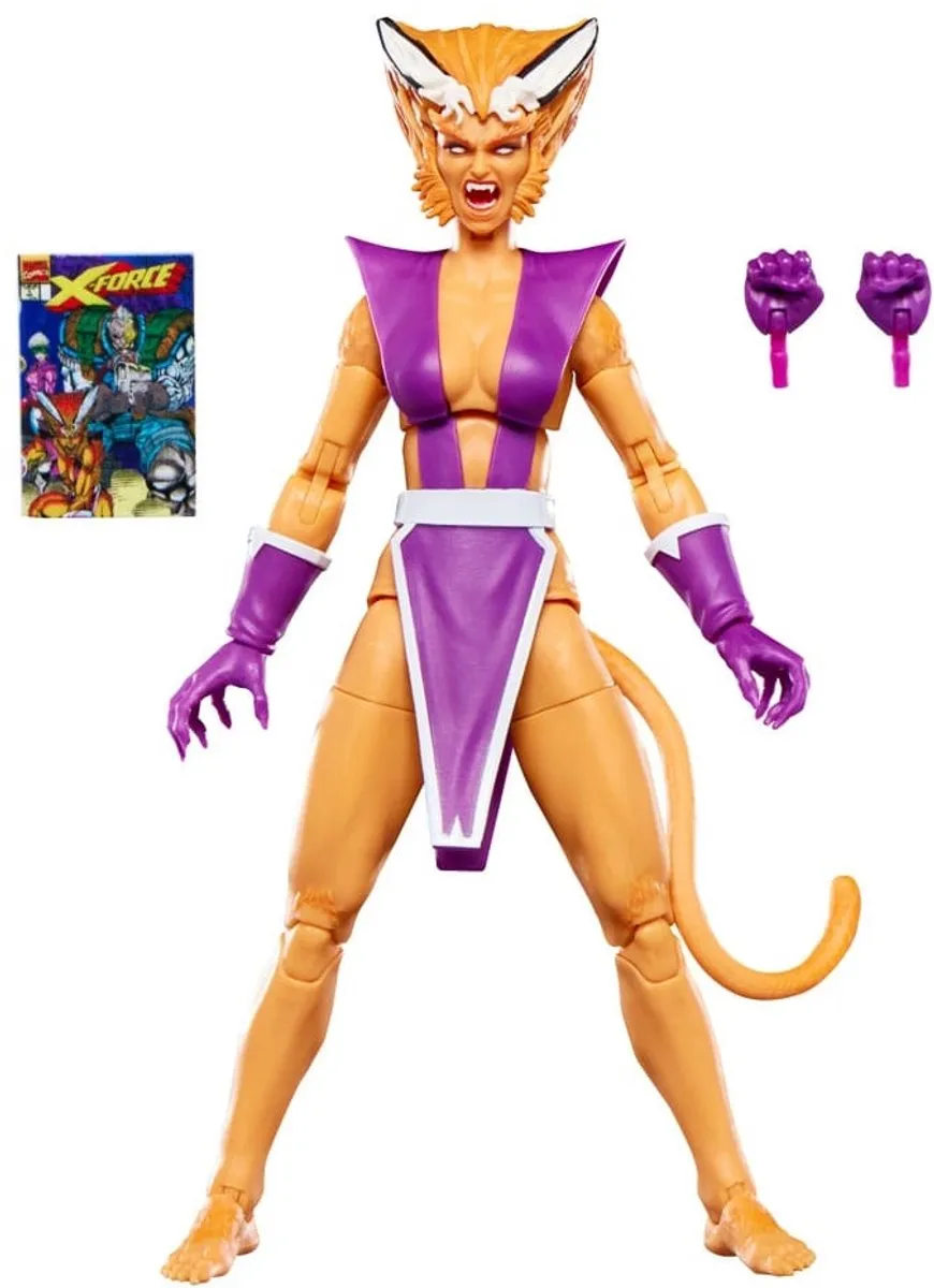 Hasbro Marvel Legends X-Force Feral Action Figuur 15cm - Multi - afbeelding 4 van 6
